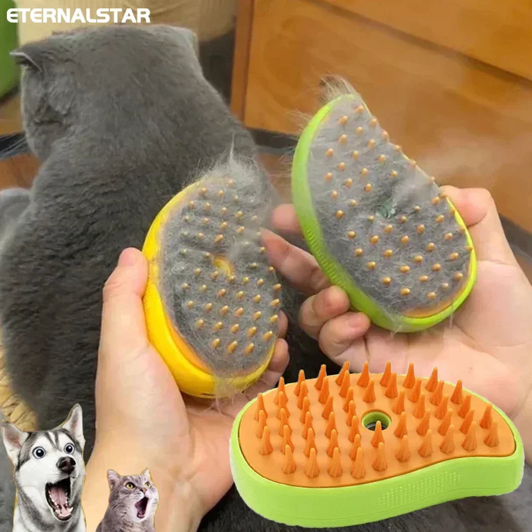3-in-1 Steamy Pet Brush