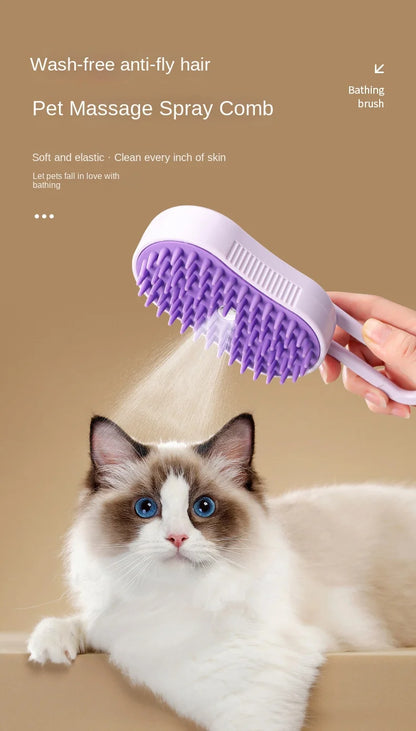 3-in-1 Steamy Pet Brush