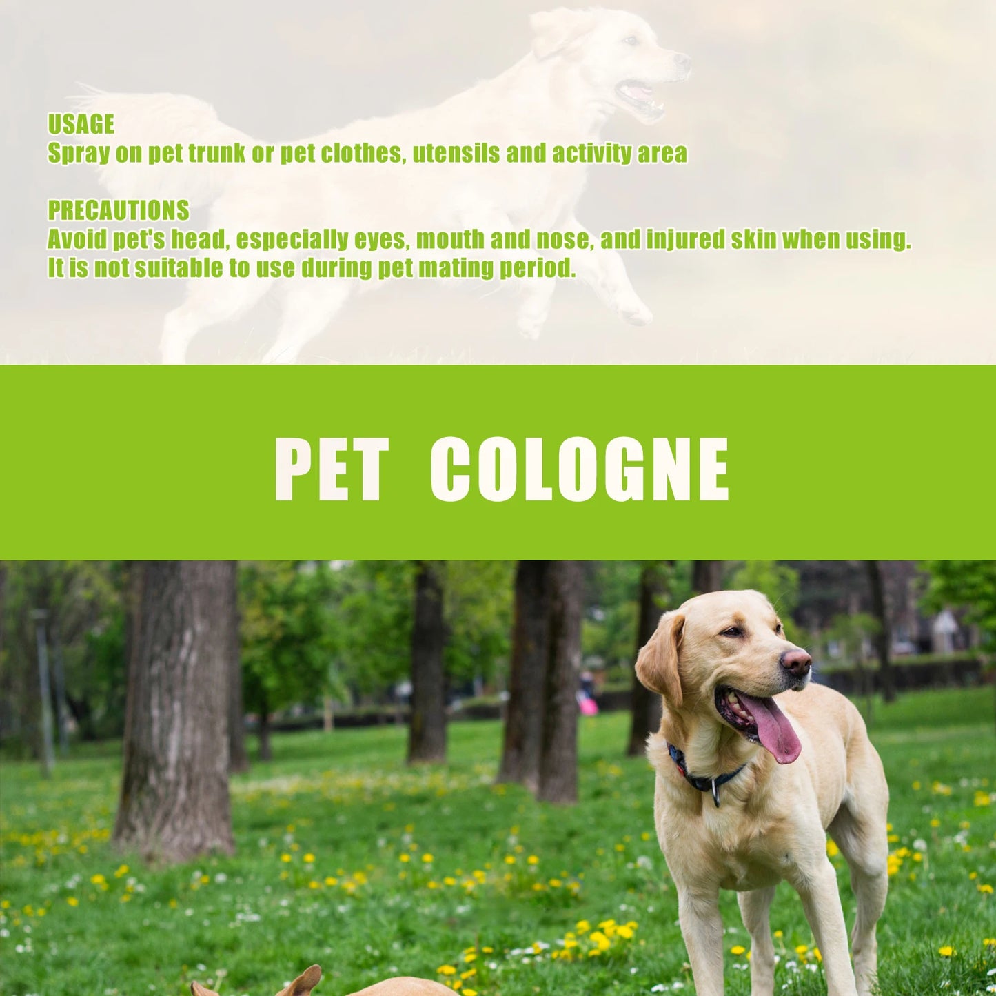 Odor Eliminator & Freshening Spray for Dogs & Cats (50ml)