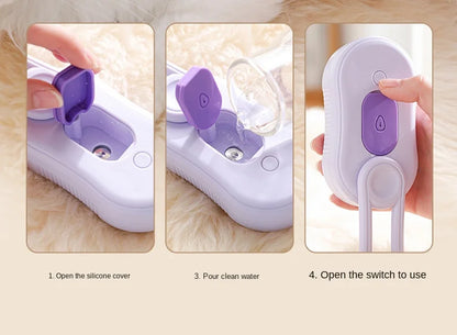 3-in-1 Steamy Pet Brush